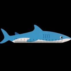 Rex London Wooden ruler - Shark Hot