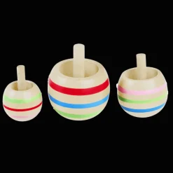Rex London Wooden spinning tops (set of 3) Outlet