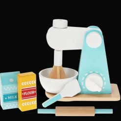 Rex London Wooden toy food mixer playset Hot