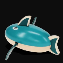 Rex London Wooden wind-up bath toy - Shark Clearance