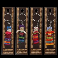 Rex London Worry doll with keyring - Assorted (SINGLE) Hot