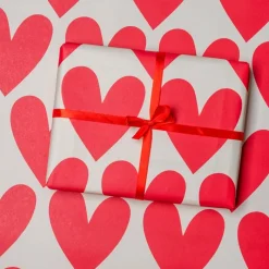 Rex London Wrapping paper (5 sheets) - Hearts Fashion
