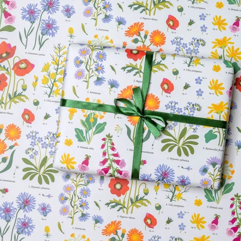 Rex London Wrapping paper (5 sheets) - Wild Flowers Discount