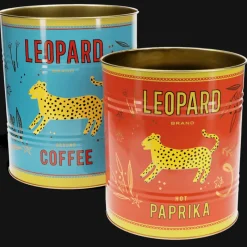 Rex London XL storage tins (set of 2) - Leopard Online